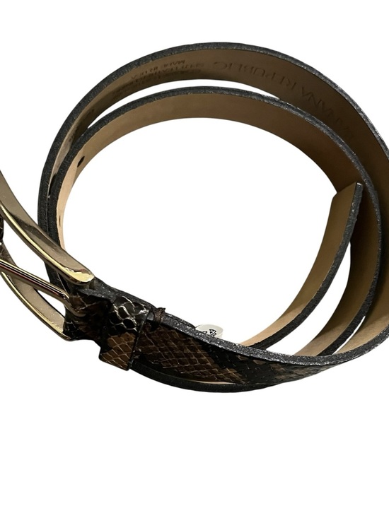 Banana Republic Snake Print Belt with Gold Buckle Size Small main image 8
